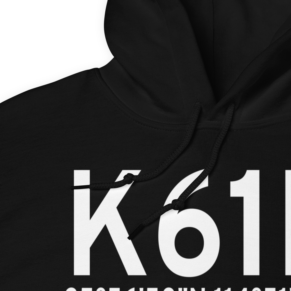 Boulder City Municipal Airport (K61B) ICAO Hoodie Sweatshirt 