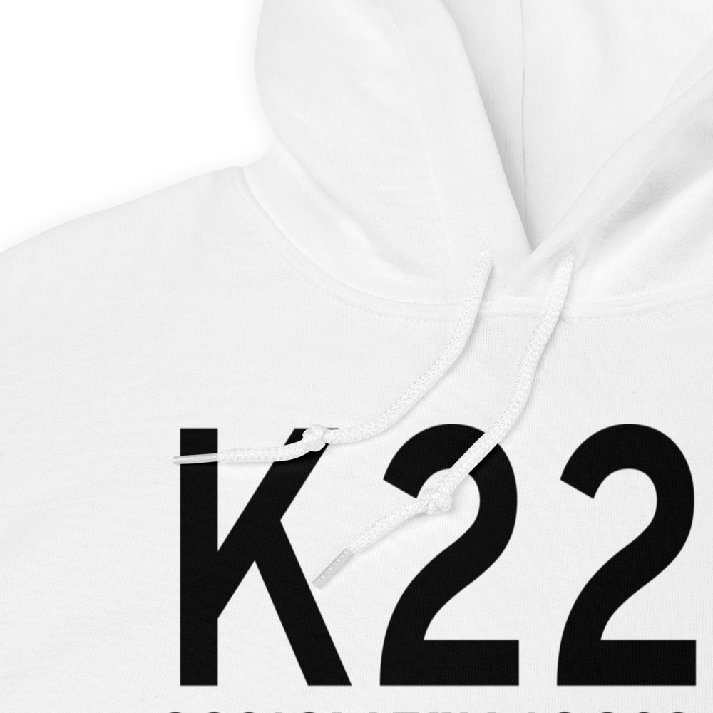 Kent County Airport (K22F) ICAO Hoodie Sweatshirt 