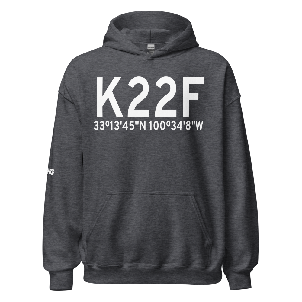 Kent County Airport (K22F) ICAO Hoodie Sweatshirt 