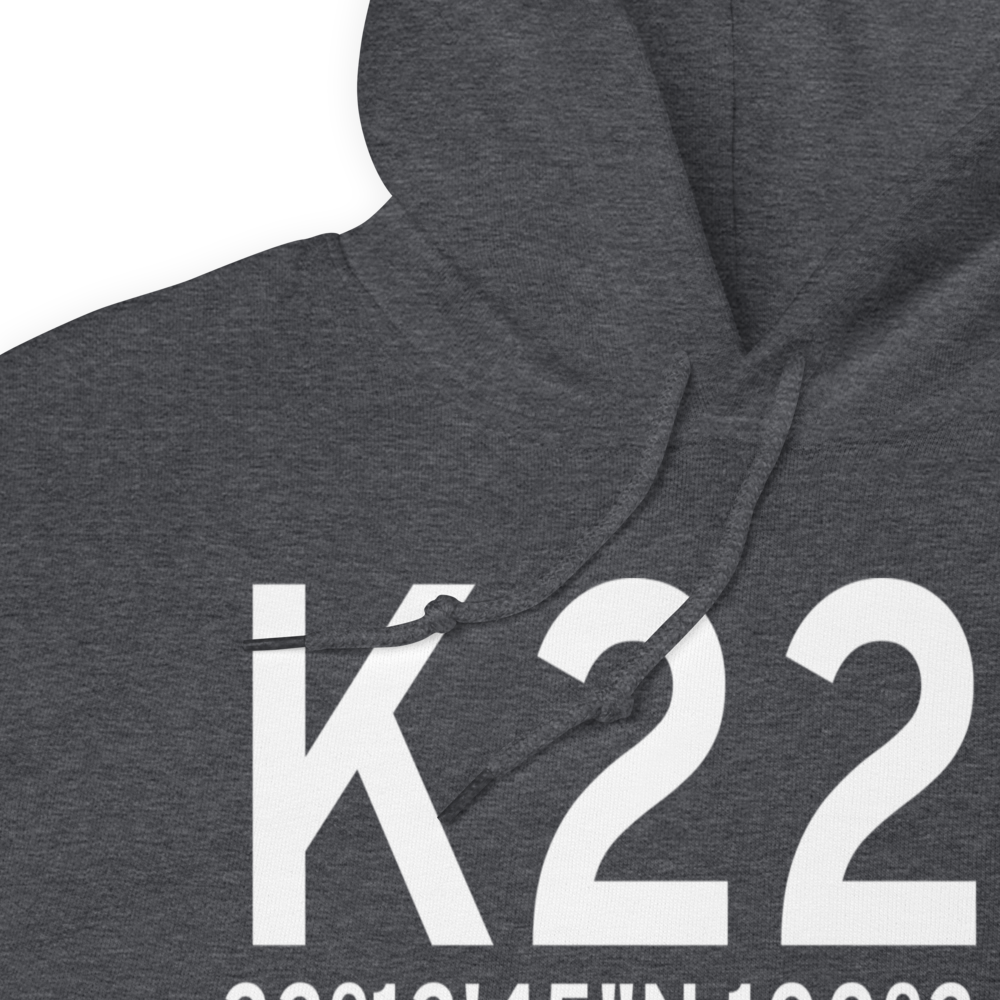 Kent County Airport (K22F) ICAO Hoodie Sweatshirt 