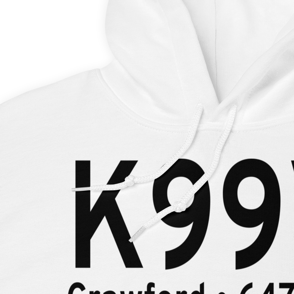 Crawford Airport (K99V) ICAO Hoodie Sweatshirt 