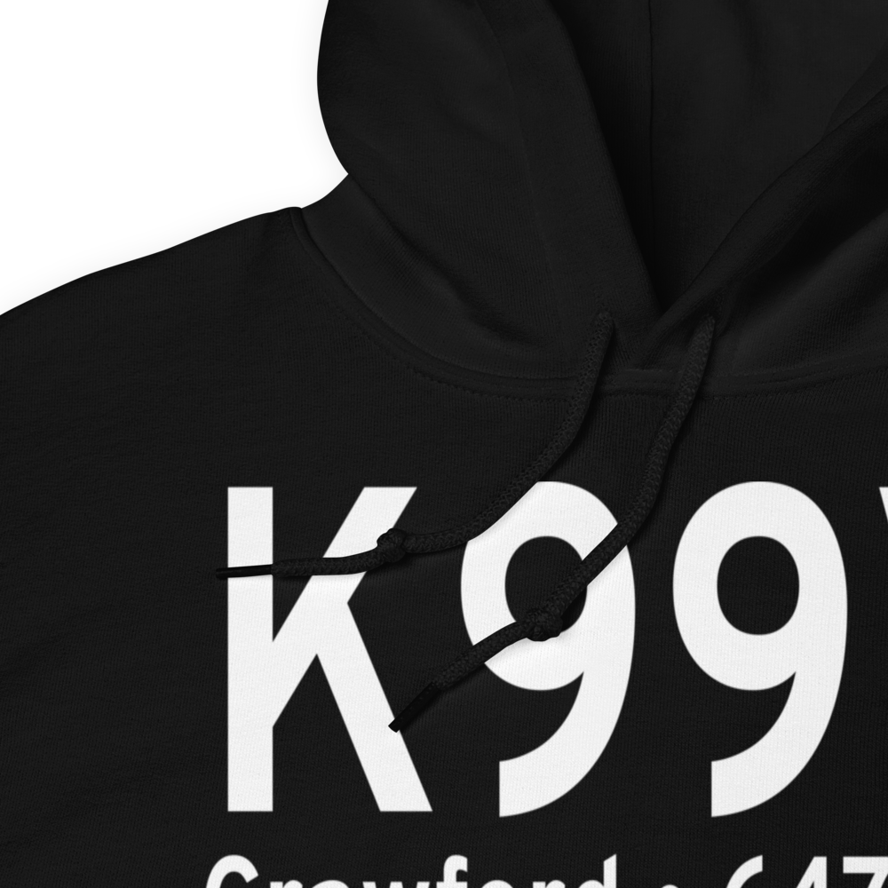 Crawford Airport (K99V) ICAO Hoodie Sweatshirt 