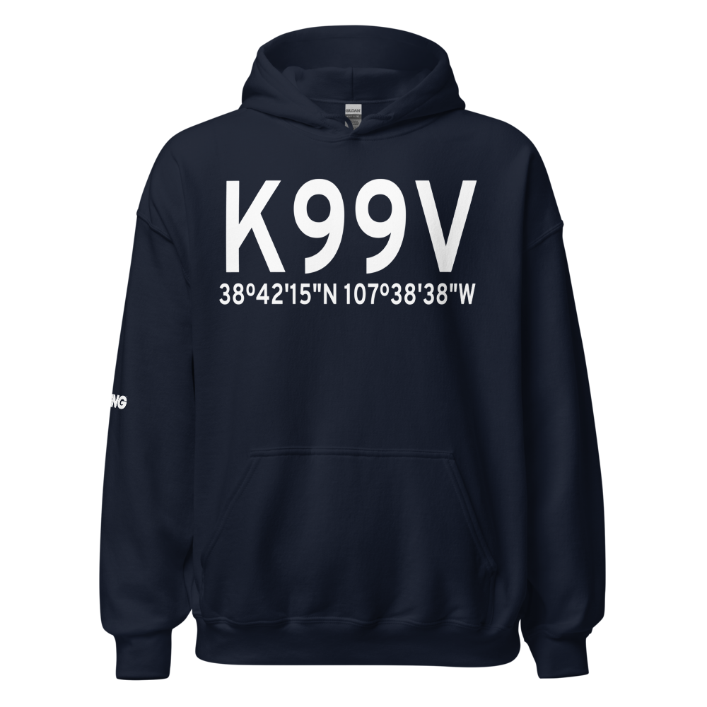Crawford Airport (K99V) ICAO Hoodie Sweatshirt 