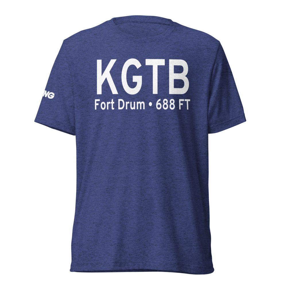 Wheeler Sack Army Air Field (KGTB) ICAO Tri-blend T-Shirt 