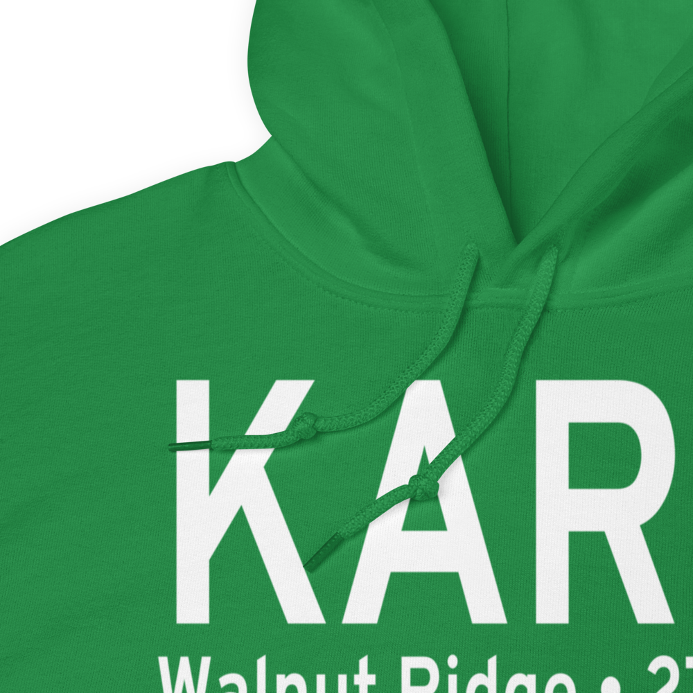 Walnut Ridge Regional Airport (KARG) ICAO Hoodie Sweatshirt 