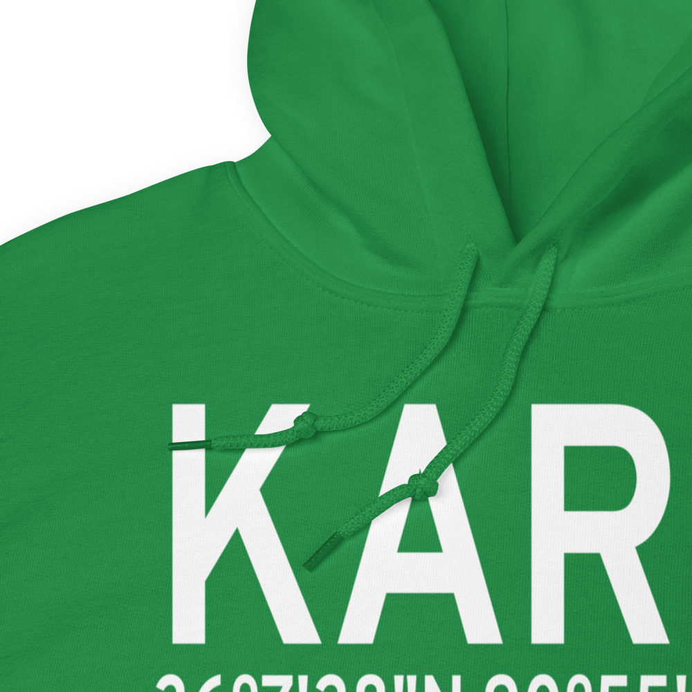 Walnut Ridge Regional Airport (KARG) ICAO Hoodie Sweatshirt 