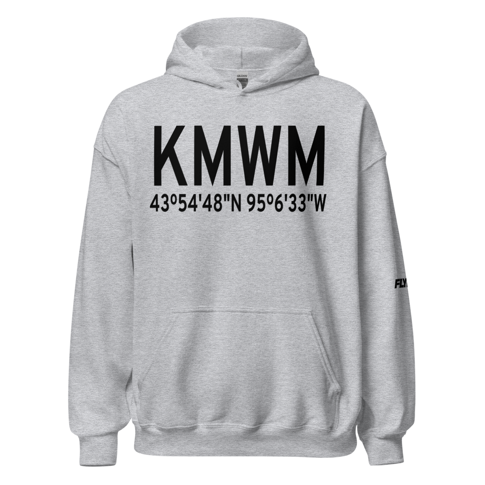 Windom Municipal Airport (KMWM) ICAO Hoodie Sweatshirt 