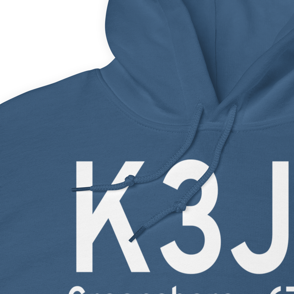 Greene County Regional Airport (K3J7) ICAO Hoodie Sweatshirt 