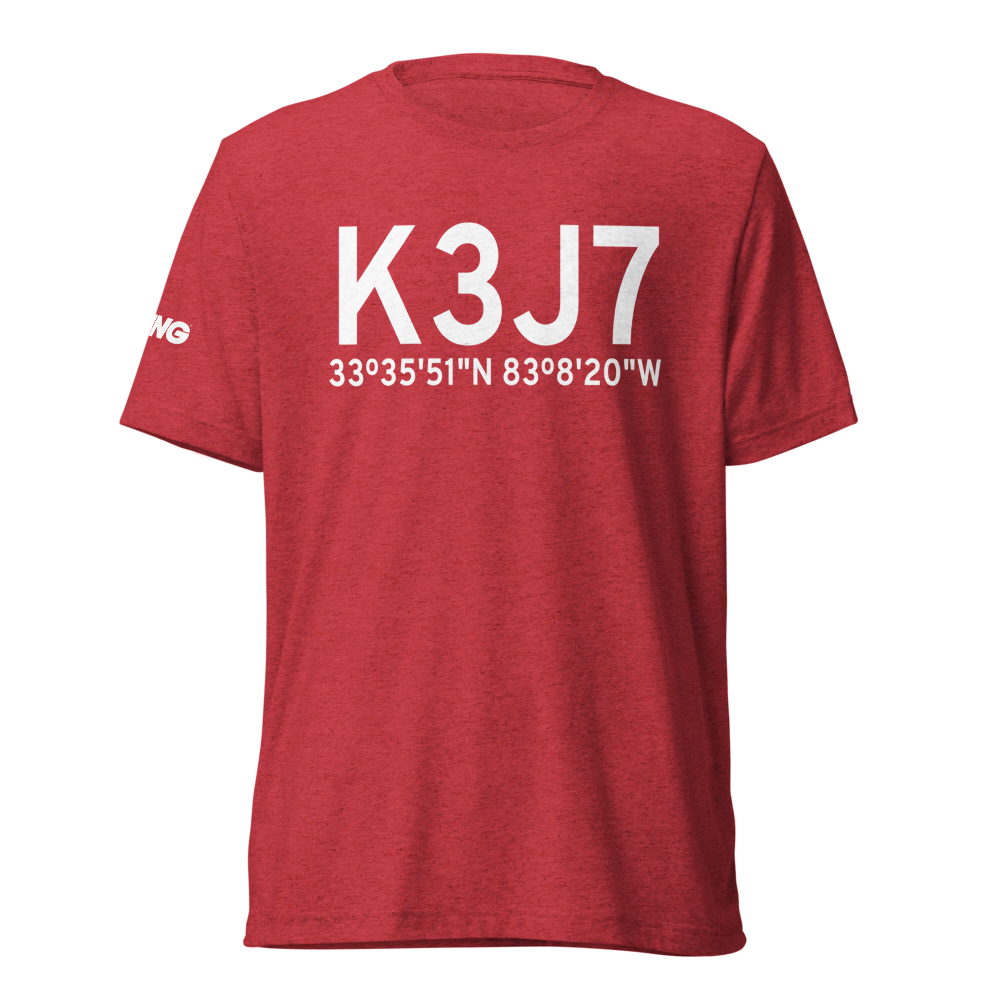 Greene County Regional Airport (K3J7) ICAO Tri-blend T-Shirt 