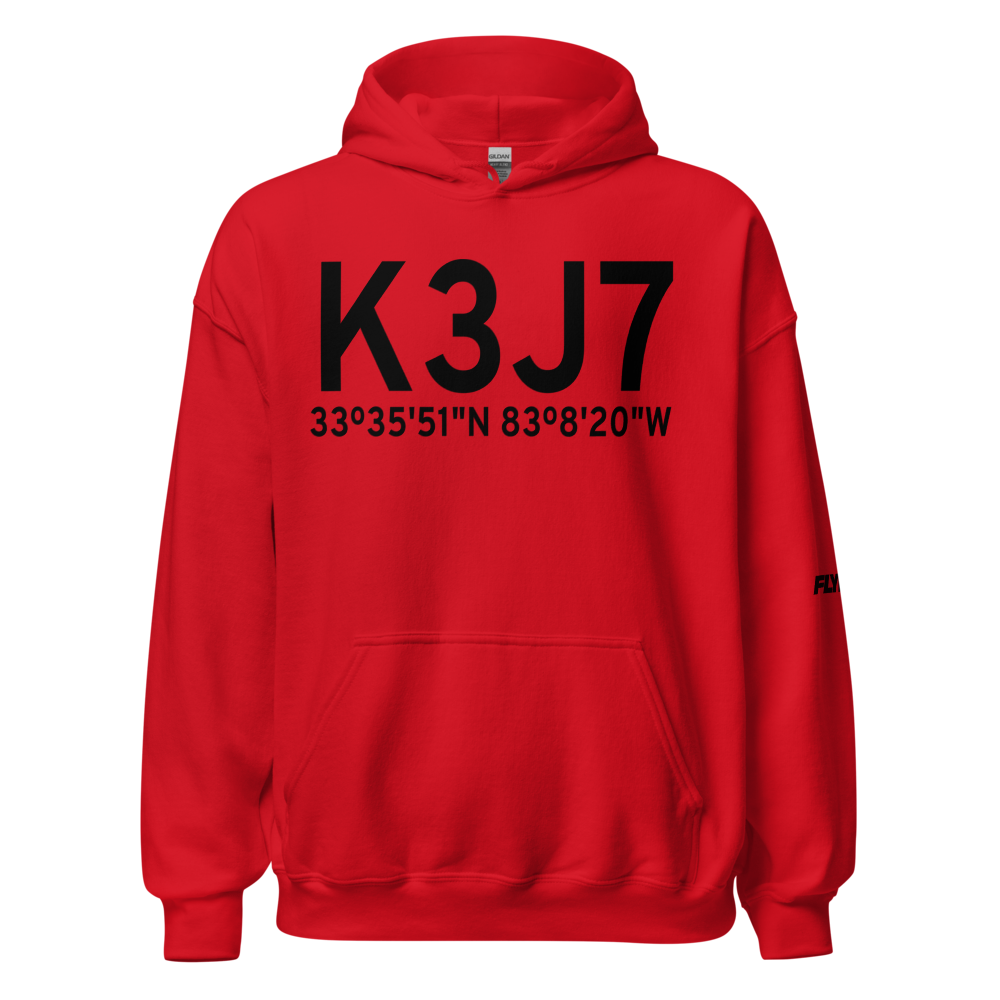 Greene County Regional Airport (K3J7) ICAO Hoodie Sweatshirt 