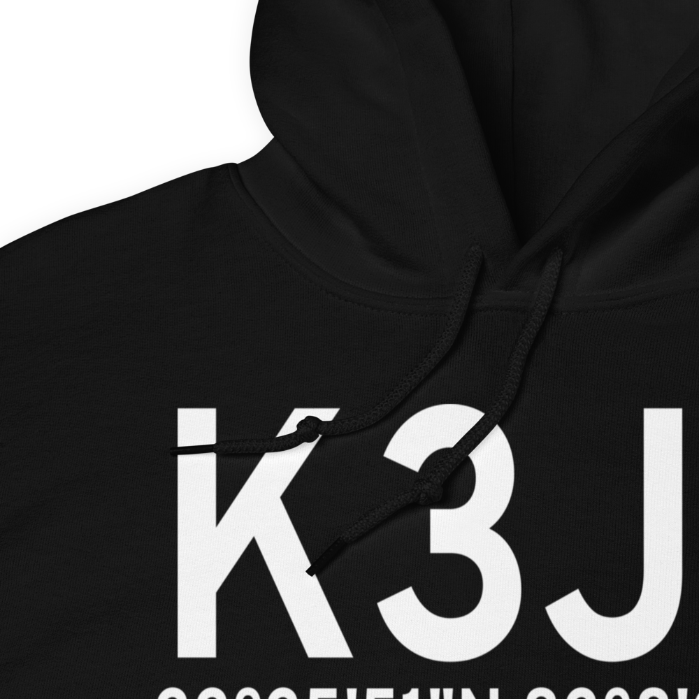 Greene County Regional Airport (K3J7) ICAO Hoodie Sweatshirt 