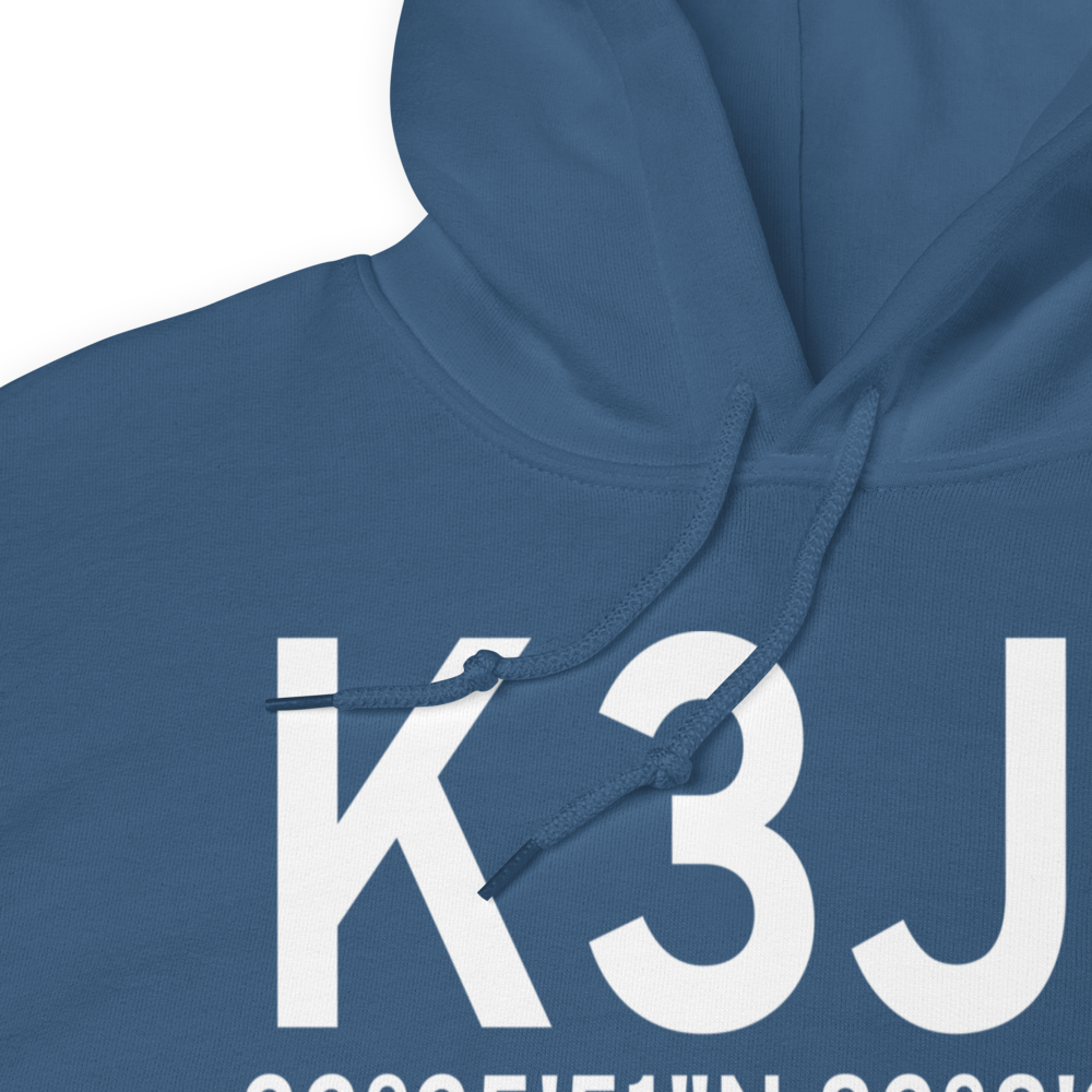 Greene County Regional Airport (K3J7) ICAO Hoodie Sweatshirt 