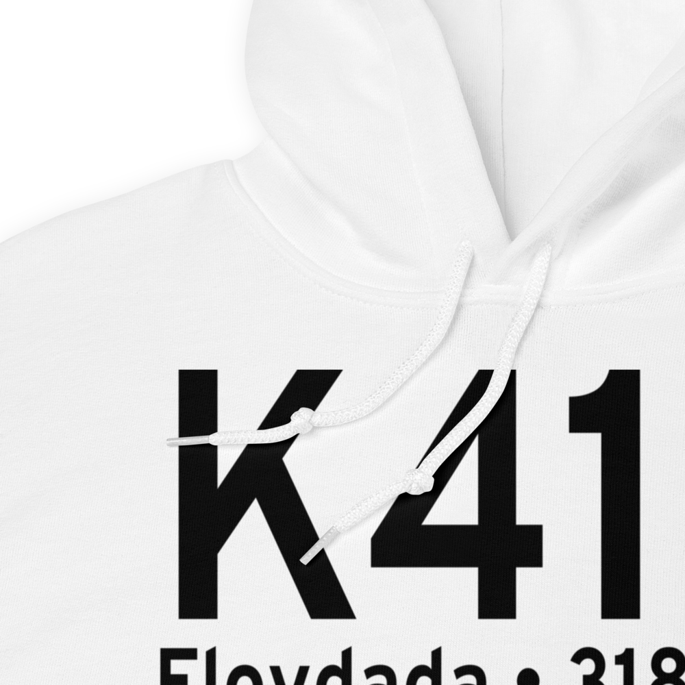 Floydada Municipal Airport (K41F) ICAO Hoodie Sweatshirt 