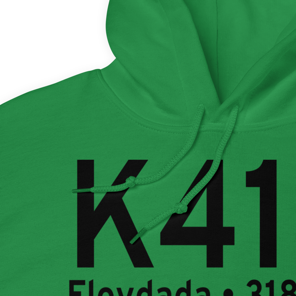 Floydada Municipal Airport (K41F) ICAO Hoodie Sweatshirt 