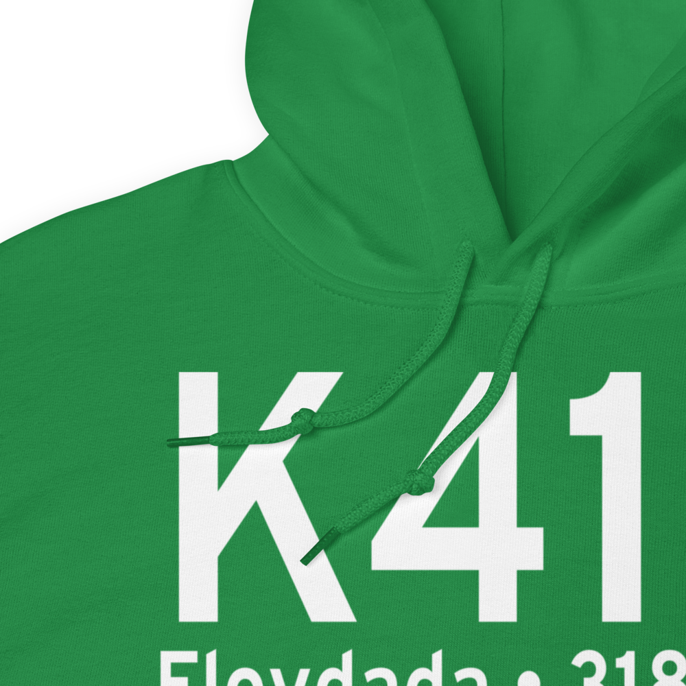 Floydada Municipal Airport (K41F) ICAO Hoodie Sweatshirt 