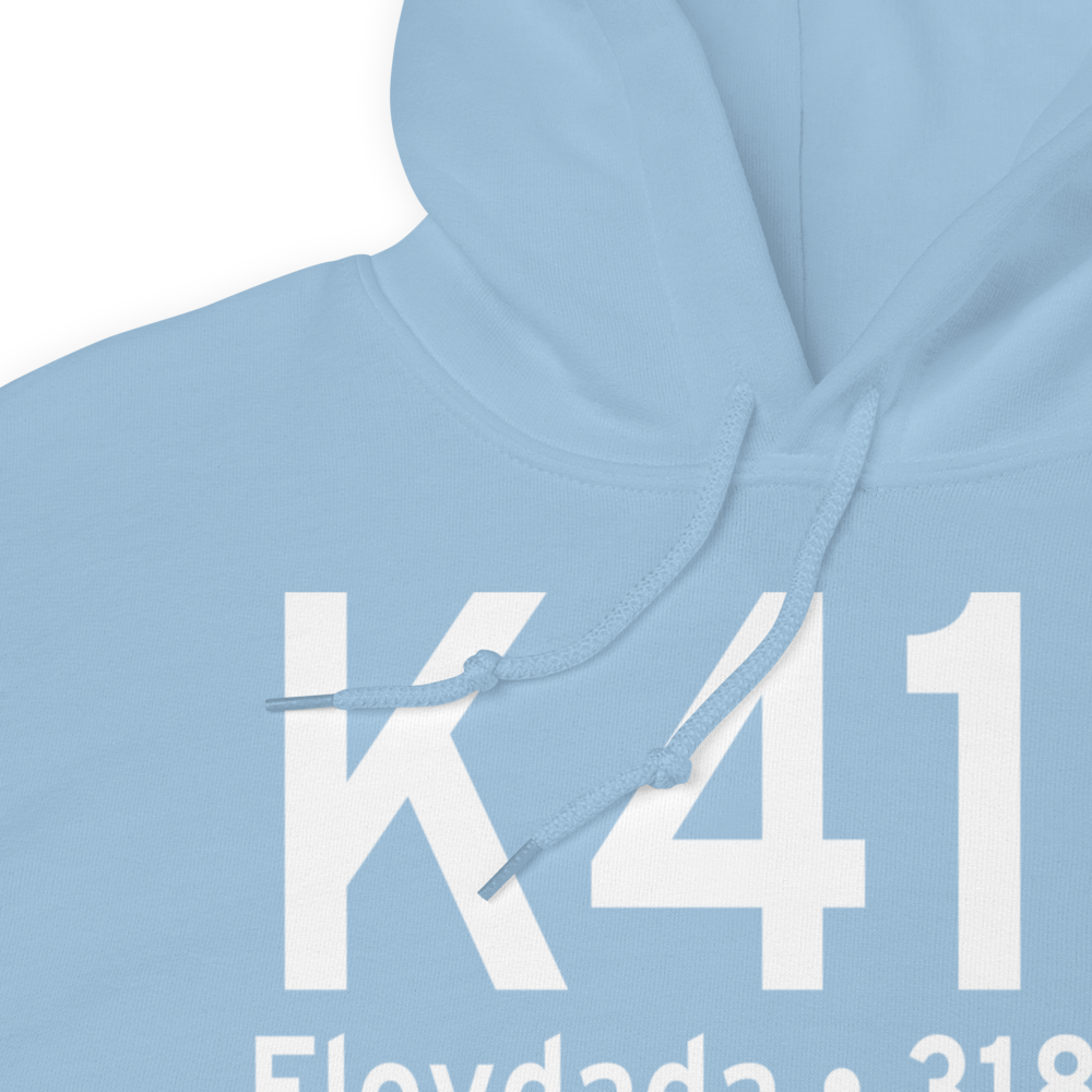 Floydada Municipal Airport (K41F) ICAO Hoodie Sweatshirt 