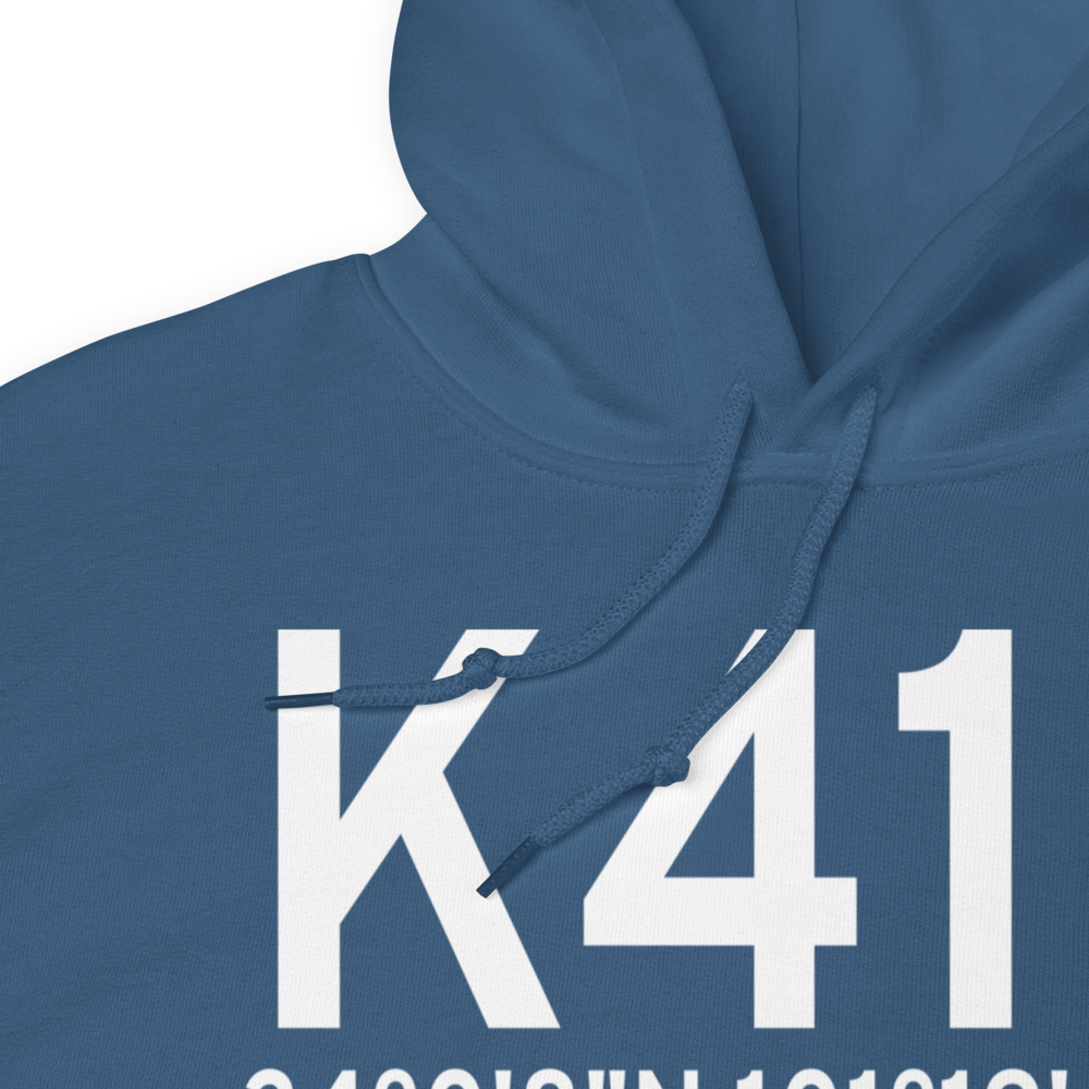 Floydada Municipal Airport (K41F) ICAO Hoodie Sweatshirt 