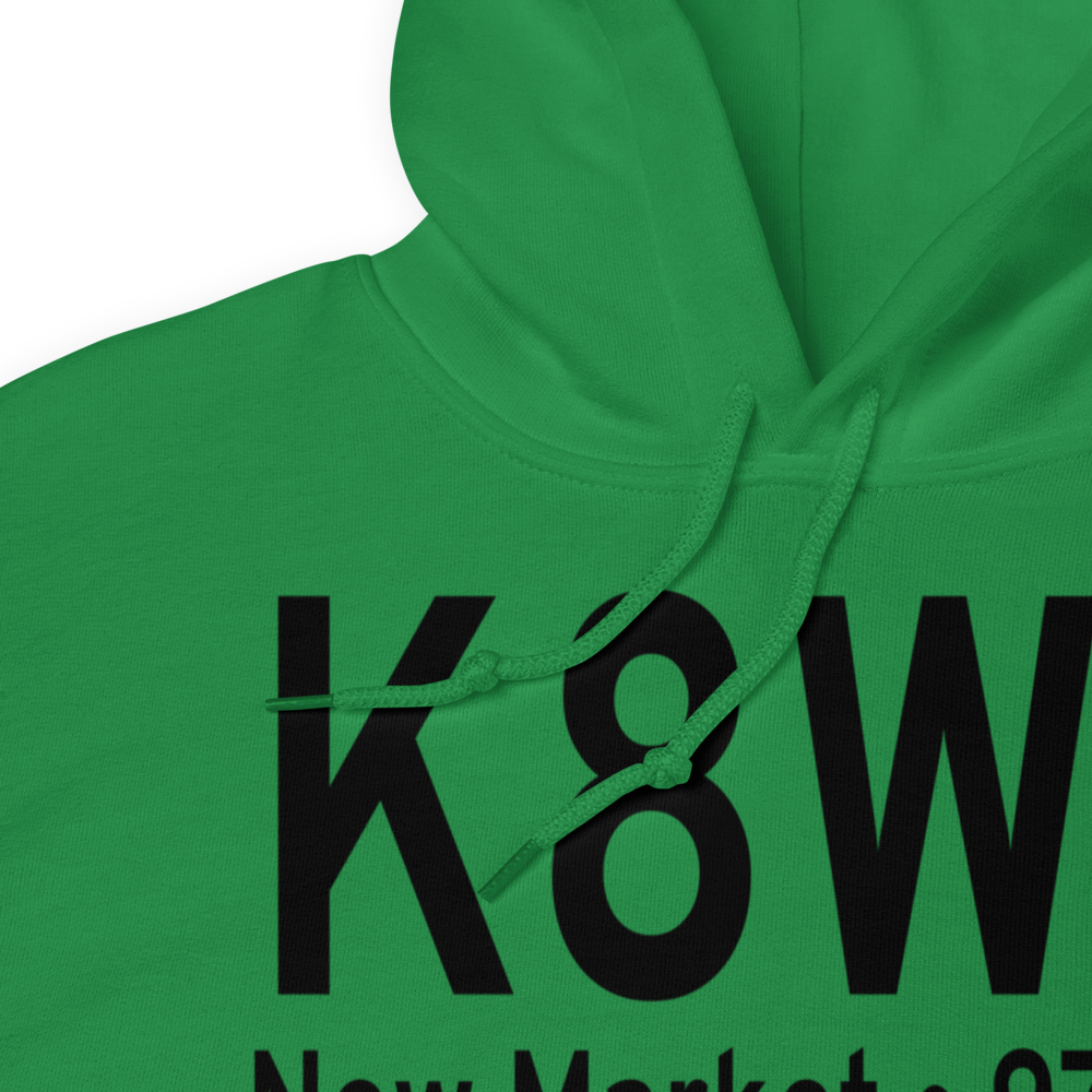 New Market Airport (K8W2) ICAO Hoodie Sweatshirt 