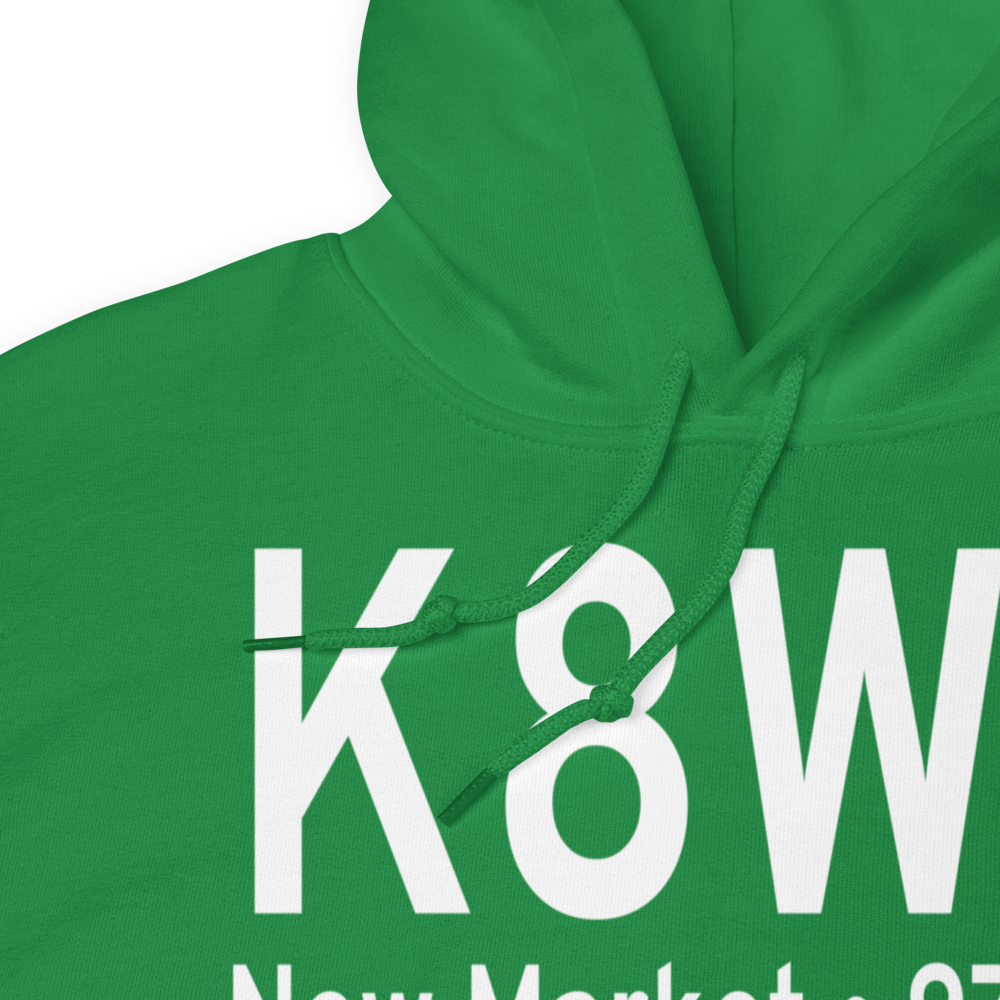 New Market Airport (K8W2) ICAO Hoodie Sweatshirt 