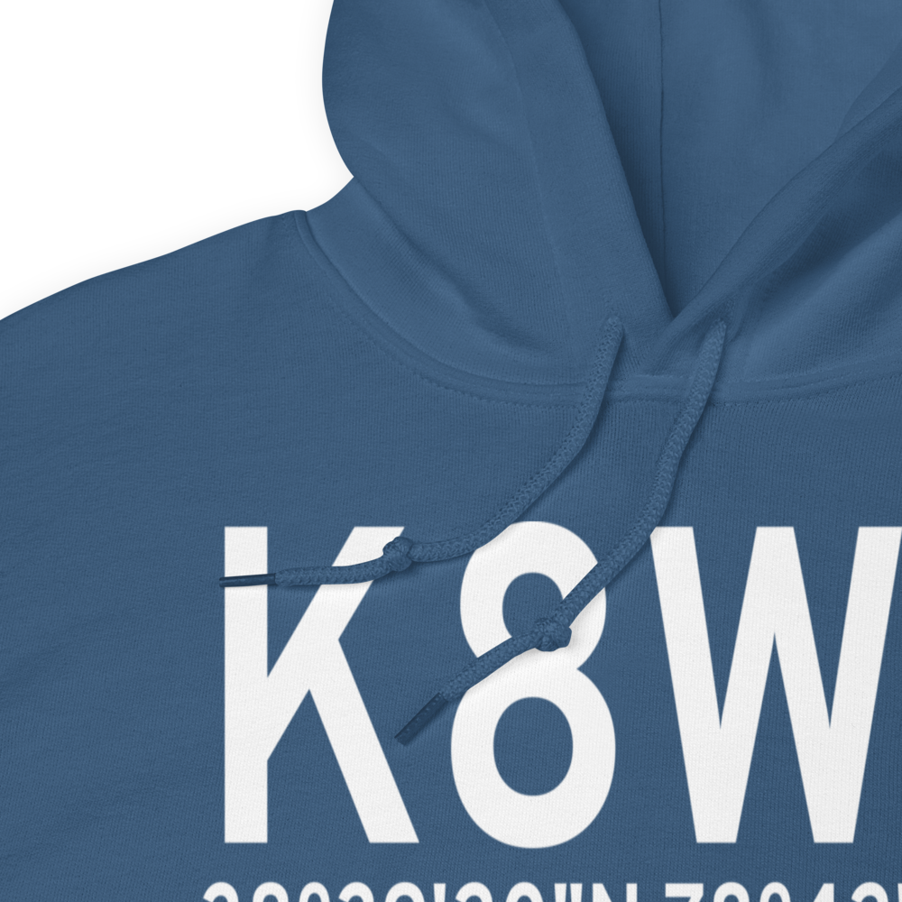 New Market Airport (K8W2) ICAO Hoodie Sweatshirt 