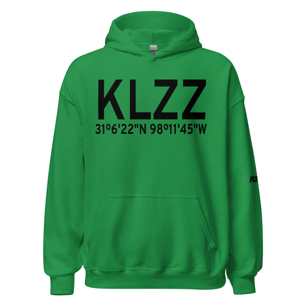 Lampasas Airport (KLZZ) ICAO Hoodie Sweatshirt 