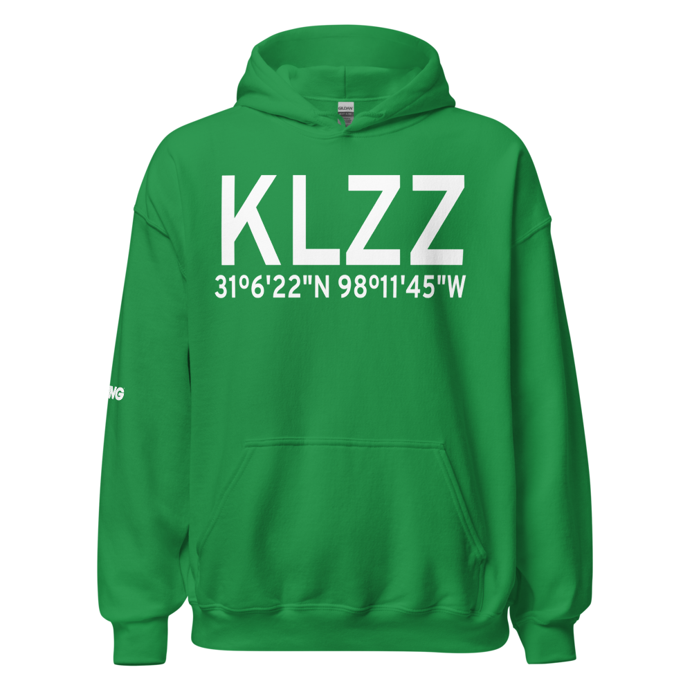 Lampasas Airport (KLZZ) ICAO Hoodie Sweatshirt 