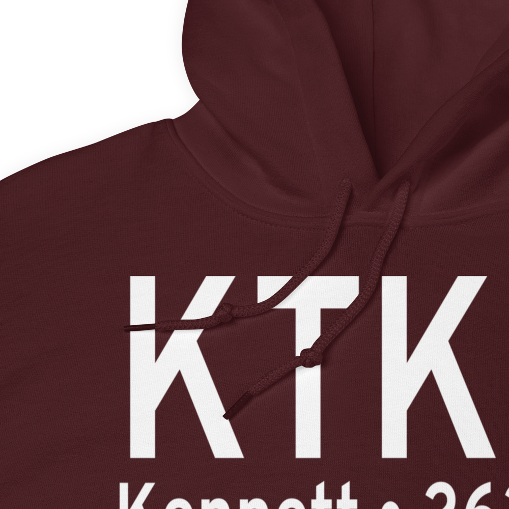 Kennett Memorial Airport (KTKX) ICAO Hoodie Sweatshirt 