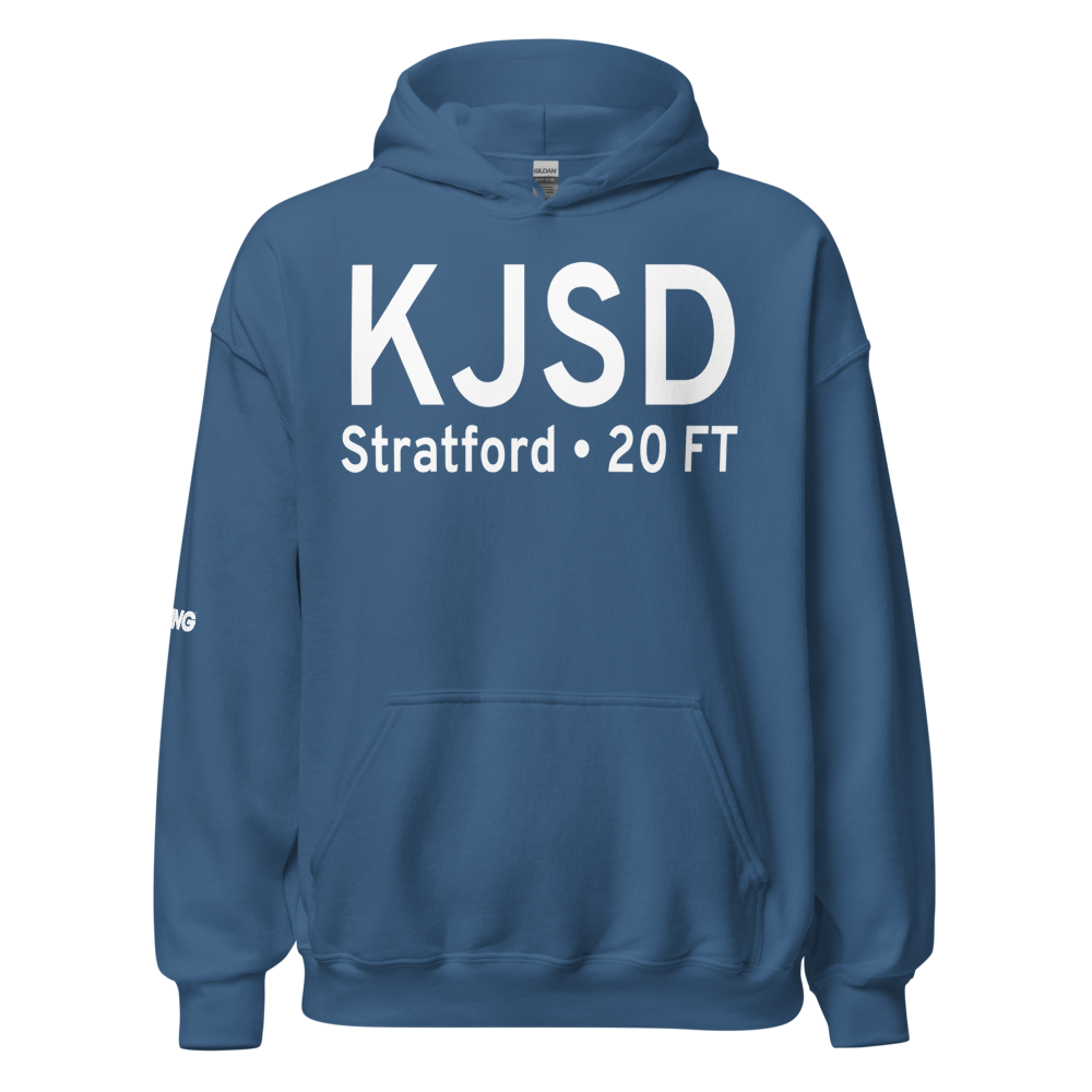 Sikorsky Heliport (KJSD) ICAO Hoodie Sweatshirt 