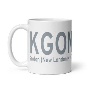 Groton New London Airport (KGON) ICAO Mug