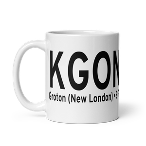 Groton New London Airport (KGON) ICAO Mug