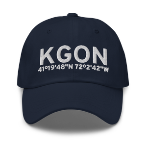 Groton New London Airport (KGON) ICAO Hat