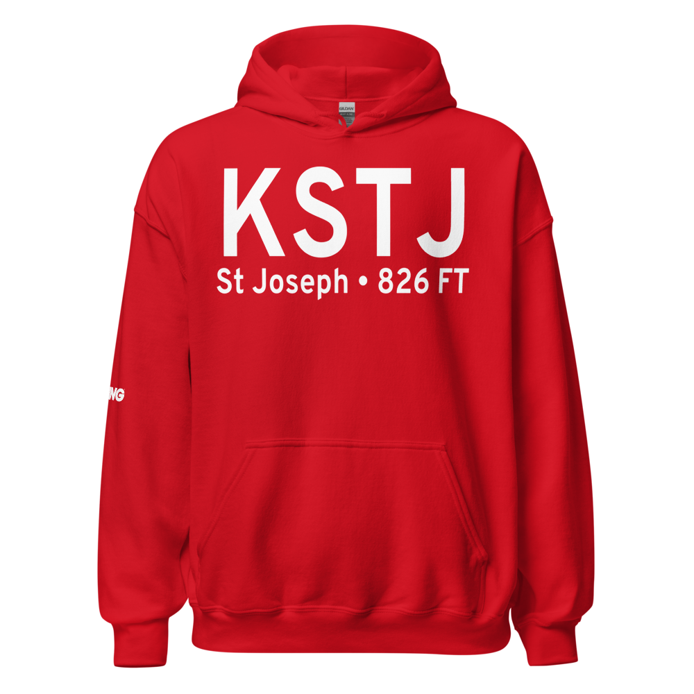 Rosecrans Memorial Airport (KSTJ) ICAO Hoodie Sweatshirt 