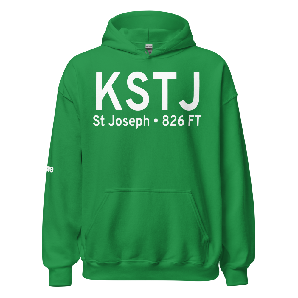 Rosecrans Memorial Airport (KSTJ) ICAO Hoodie Sweatshirt 