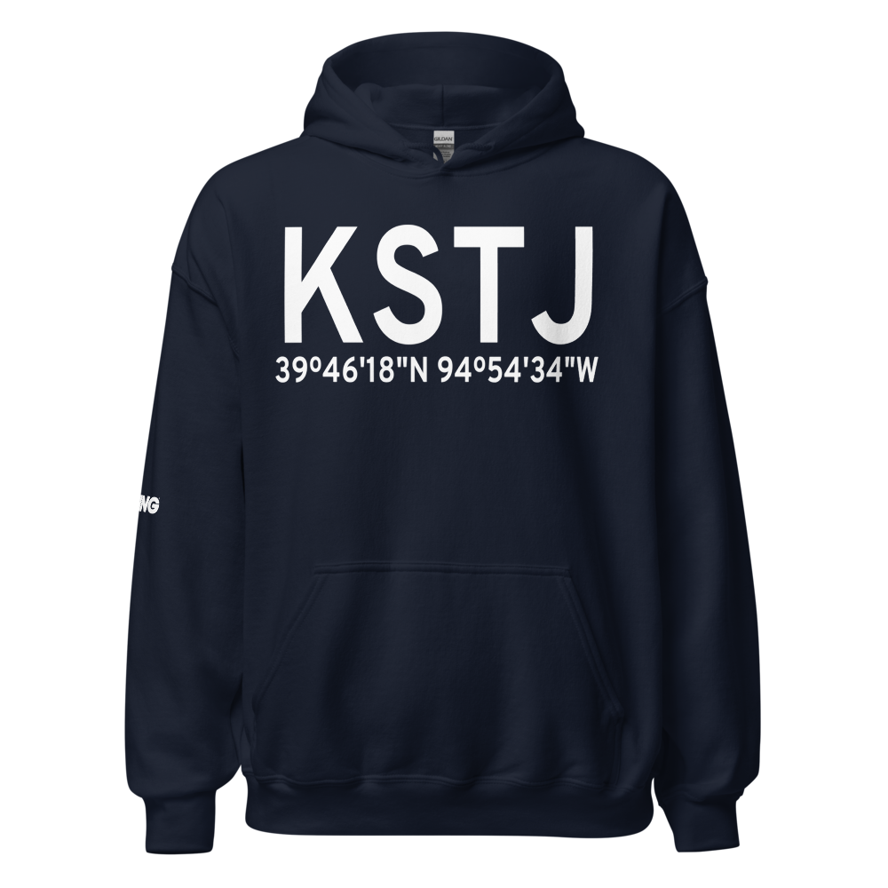 Rosecrans Memorial Airport (KSTJ) ICAO Hoodie Sweatshirt 