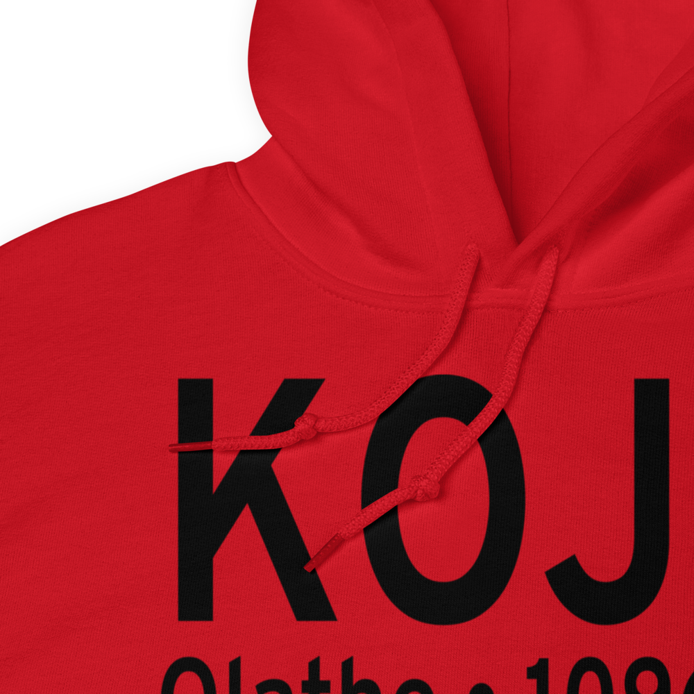 Johnson County Executive Airport (KOJC) ICAO Hoodie Sweatshirt 