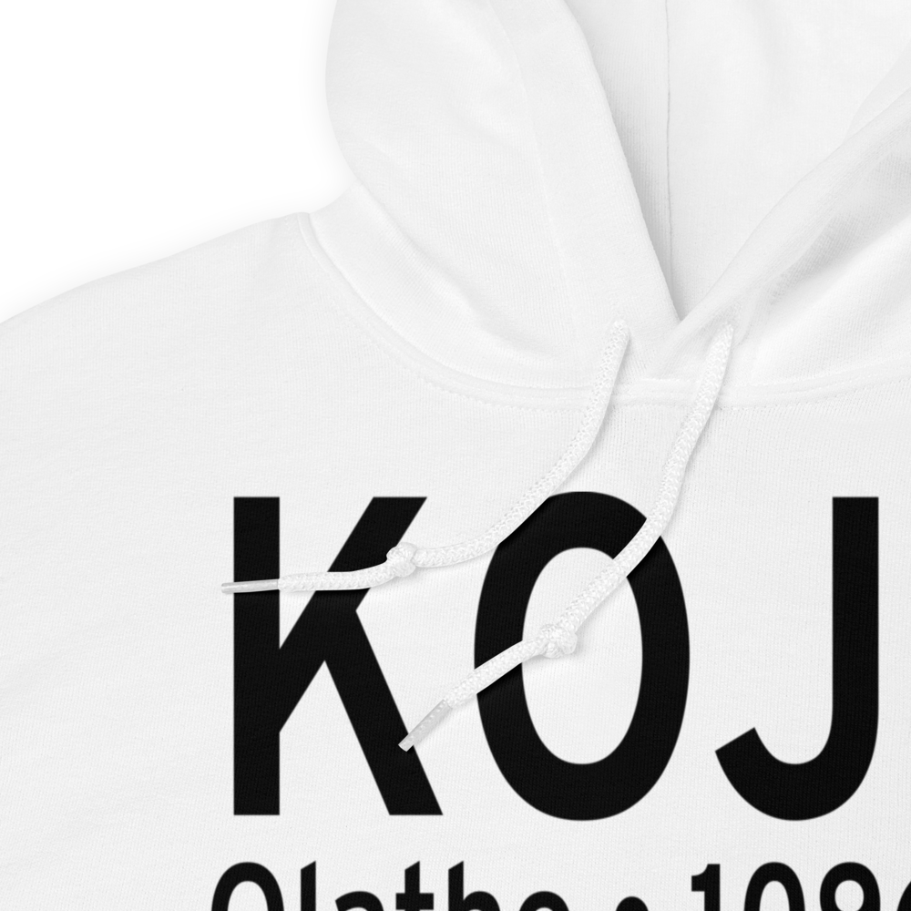 Johnson County Executive Airport (KOJC) ICAO Hoodie Sweatshirt 