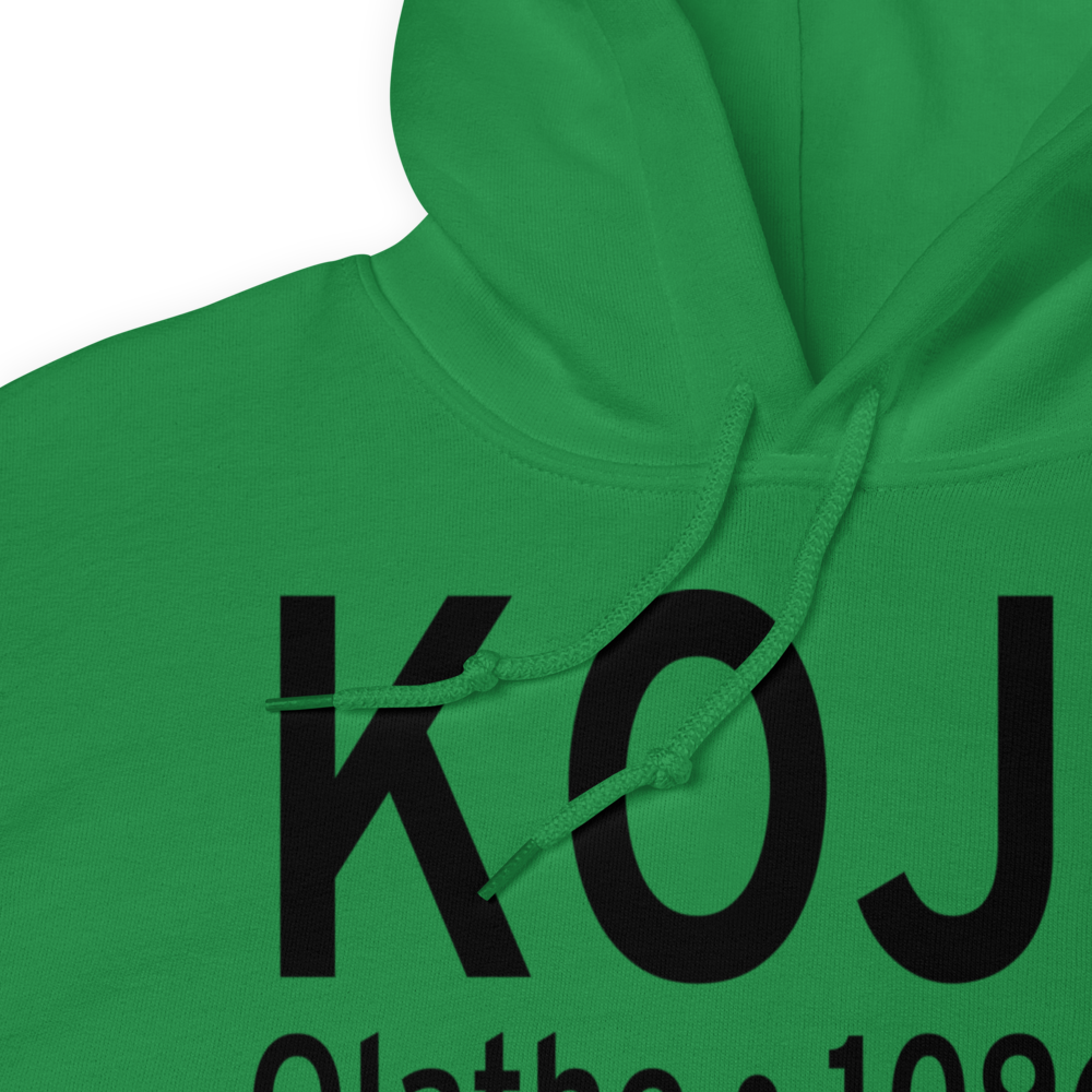 Johnson County Executive Airport (KOJC) ICAO Hoodie Sweatshirt 