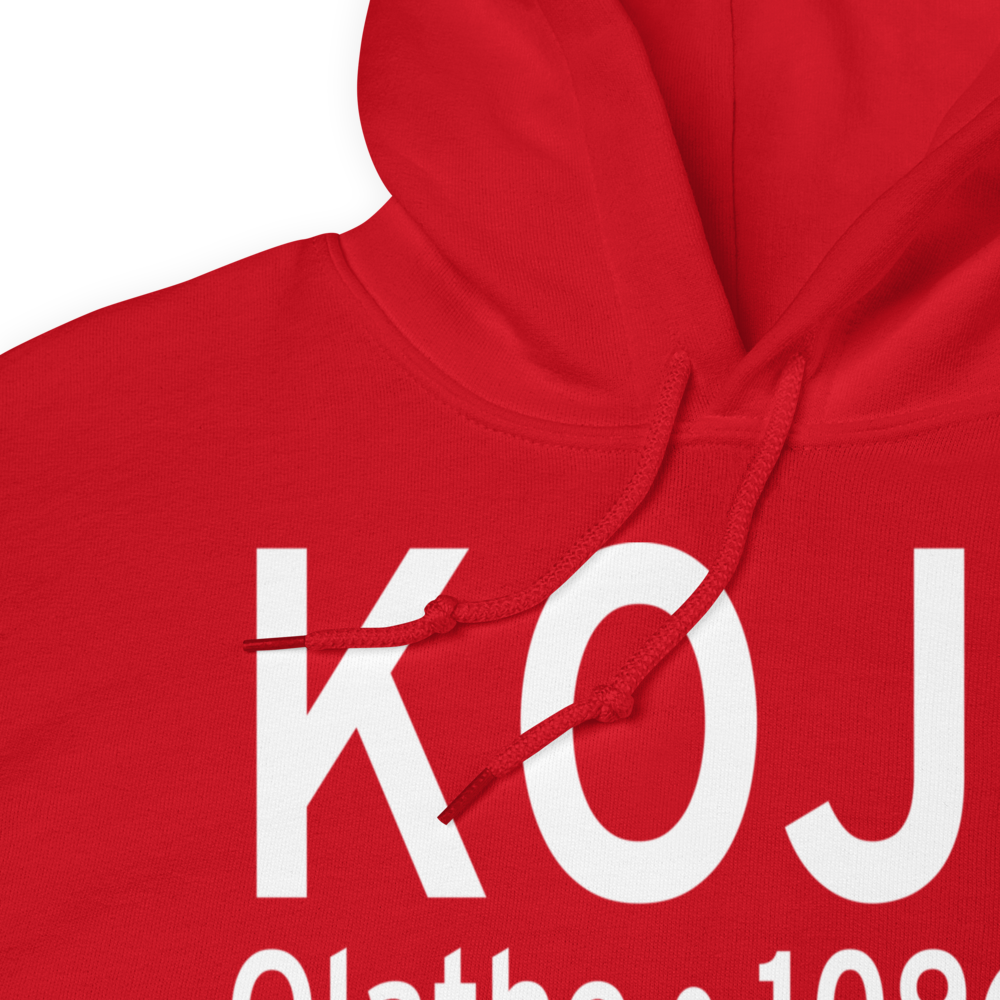 Johnson County Executive Airport (KOJC) ICAO Hoodie Sweatshirt 