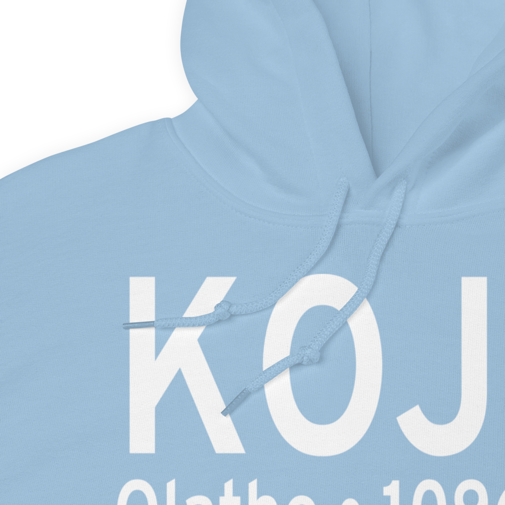 Johnson County Executive Airport (KOJC) ICAO Hoodie Sweatshirt 