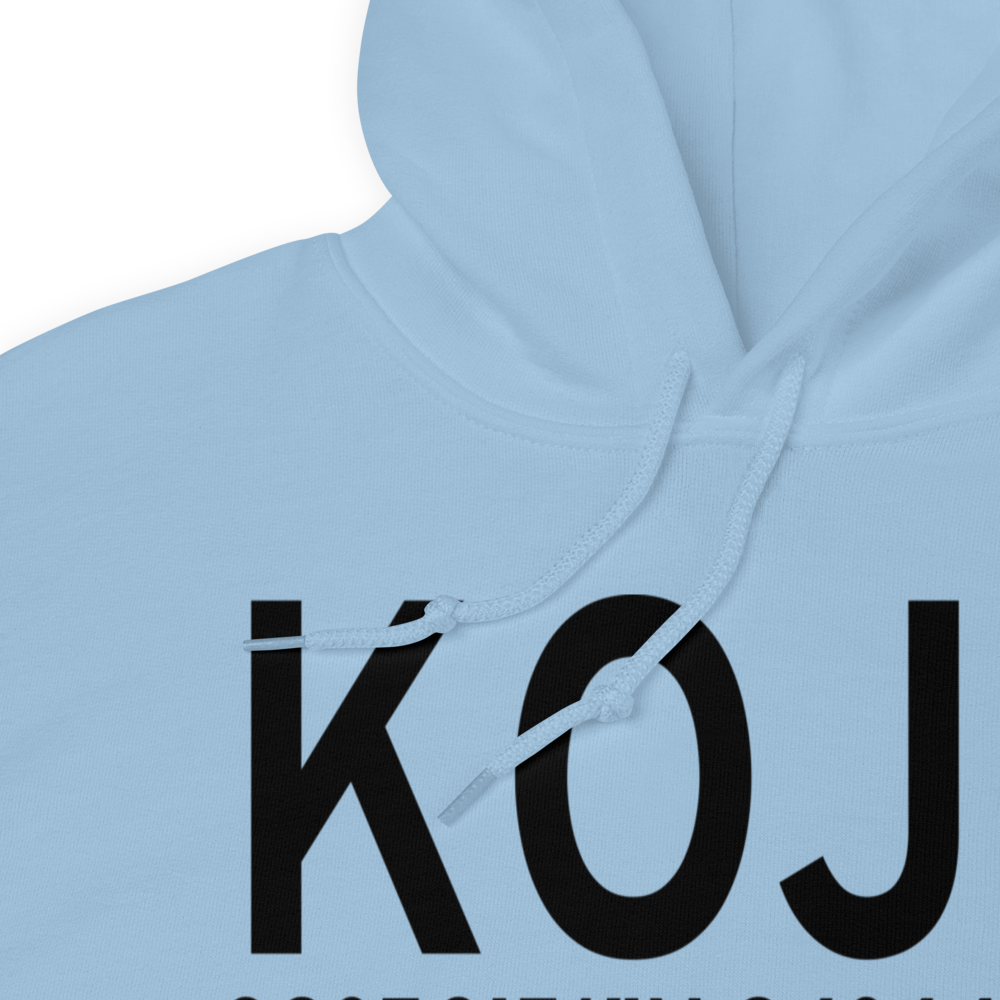 Johnson County Executive Airport (KOJC) ICAO Hoodie Sweatshirt 