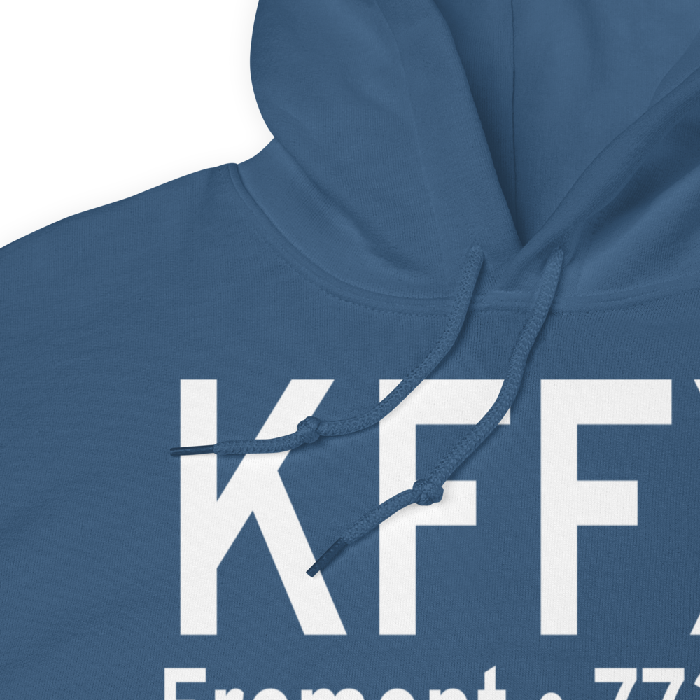 Fremont Municipal Airport (KFFX) ICAO Hoodie Sweatshirt 
