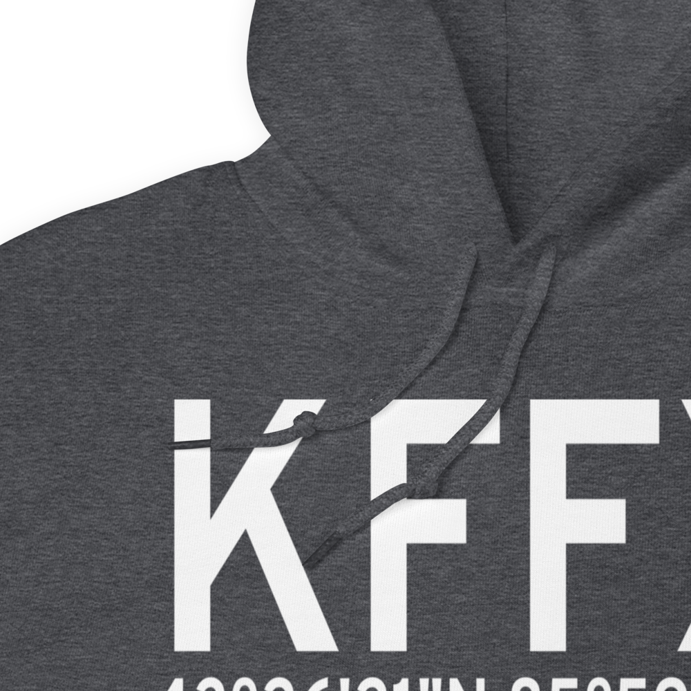 Fremont Municipal Airport (KFFX) ICAO Hoodie Sweatshirt 