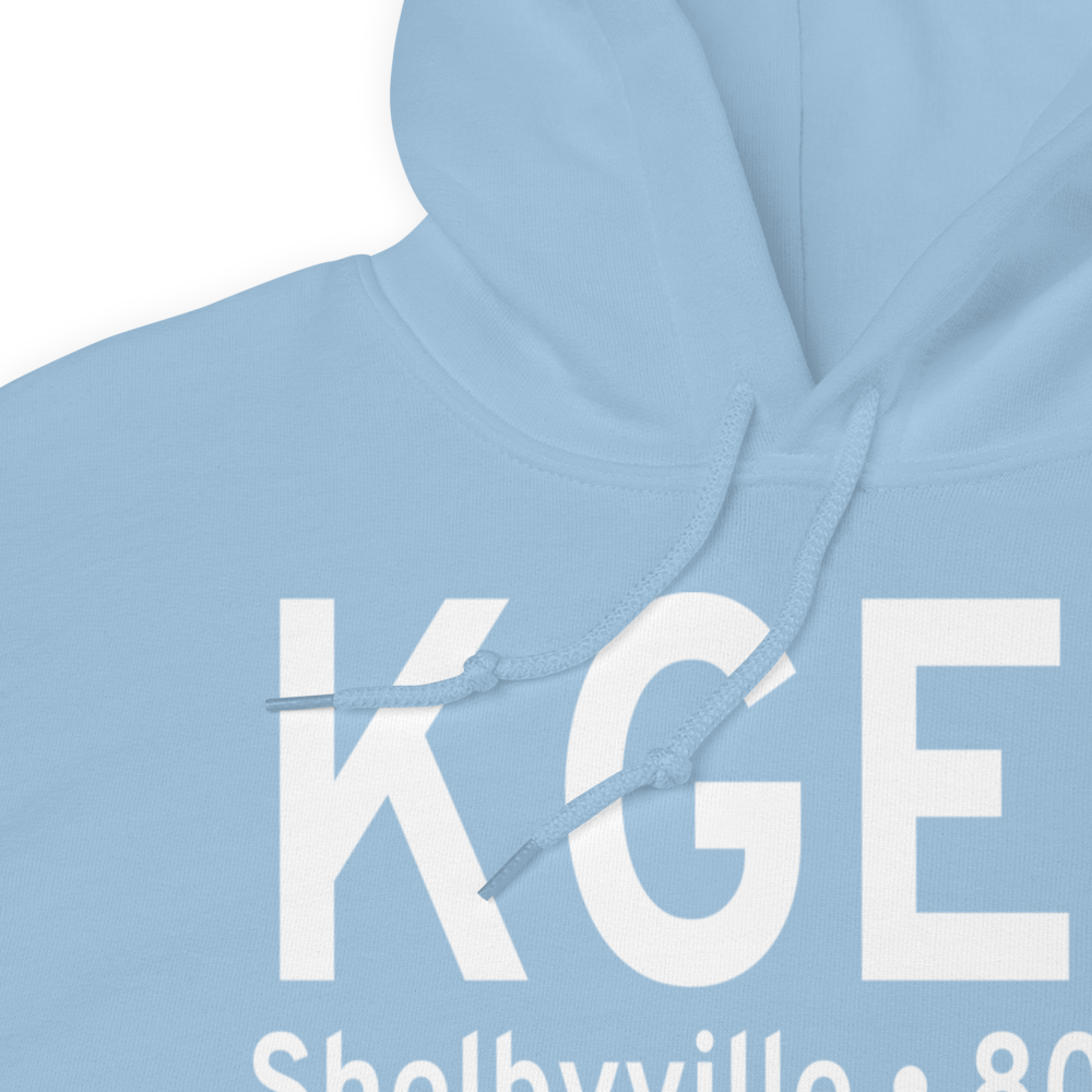 Shelbyville Municipal Airport (KGEZ) ICAO Hoodie Sweatshirt 