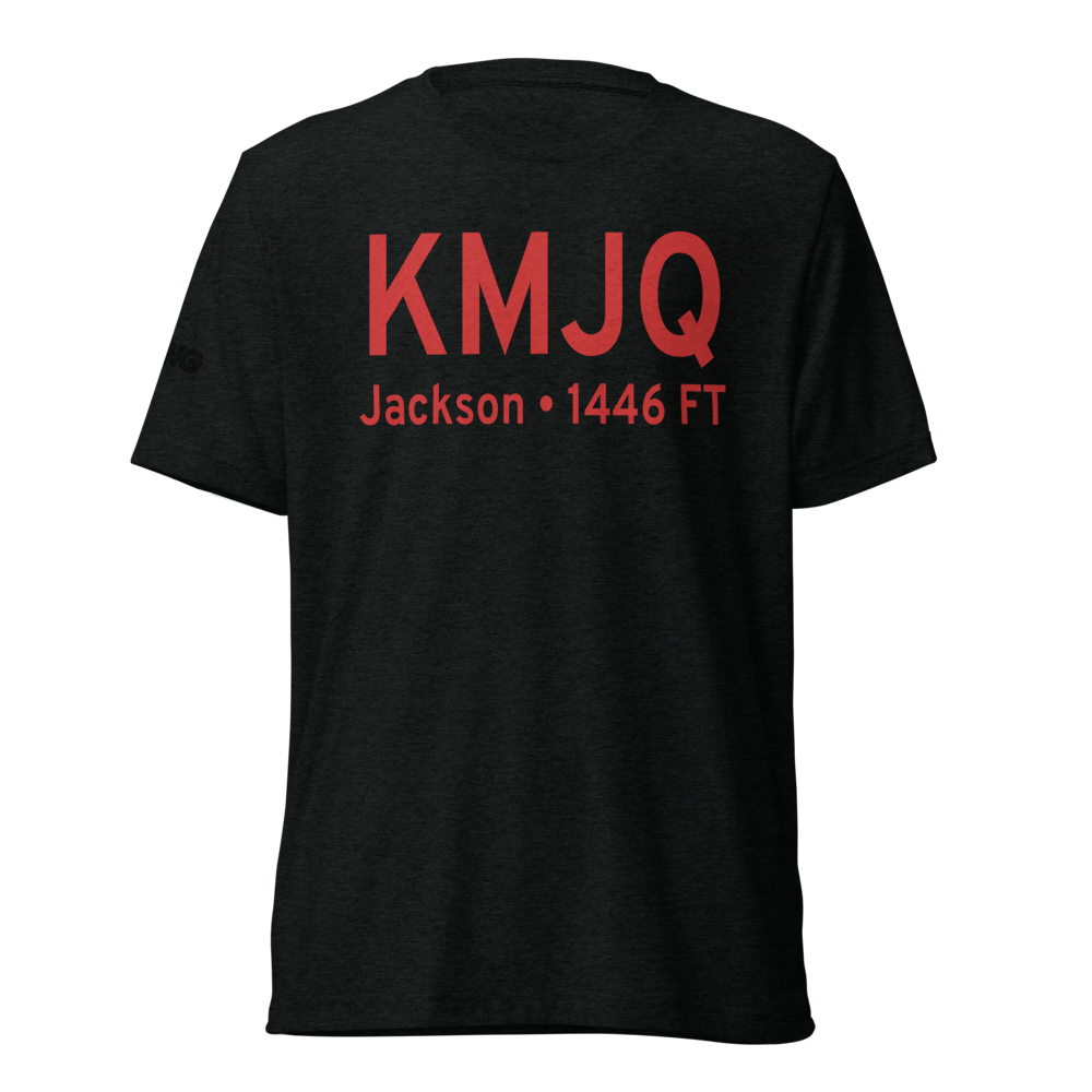 Jackson Municipal Airport (KMJQ) ICAO Tri-blend T-Shirt 