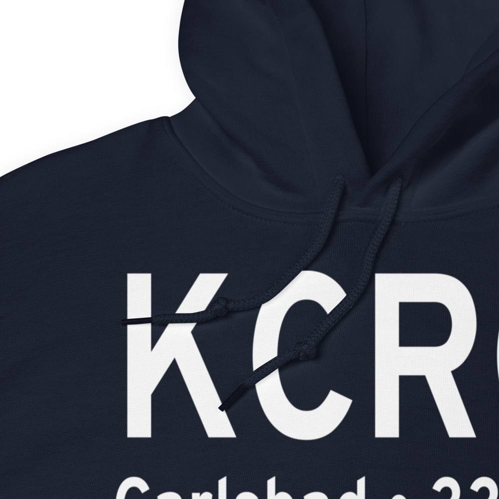 Mc Clellan-Palomar Airport (KCRQ) ICAO Hoodie Sweatshirt 