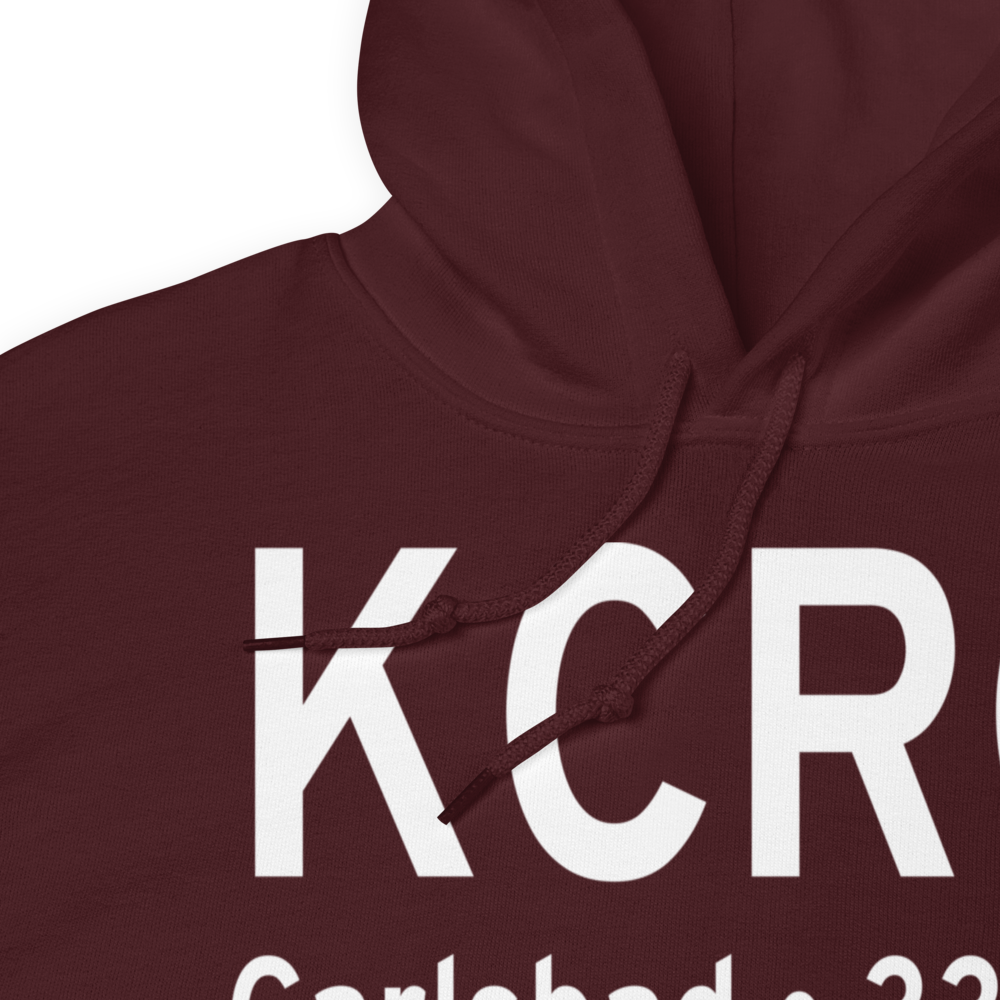Mc Clellan-Palomar Airport (KCRQ) ICAO Hoodie Sweatshirt 
