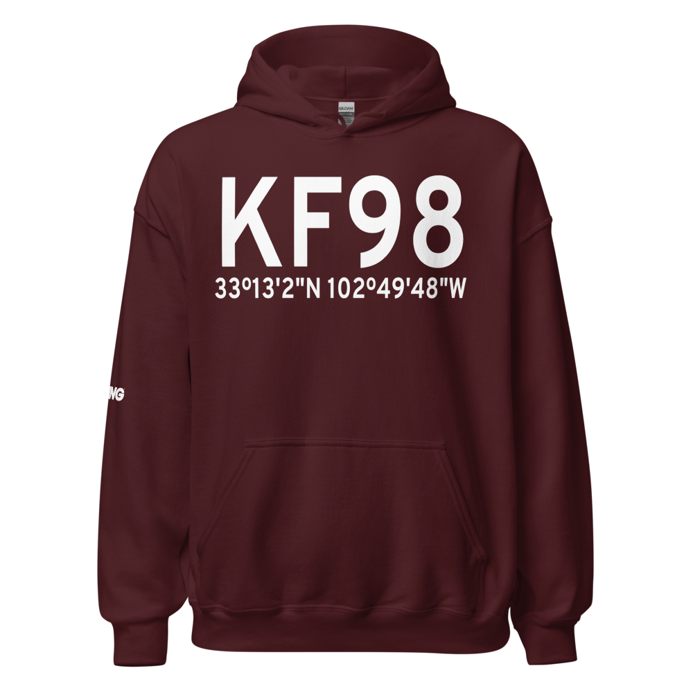 Yoakum County Airport (KF98) ICAO Hoodie Sweatshirt 