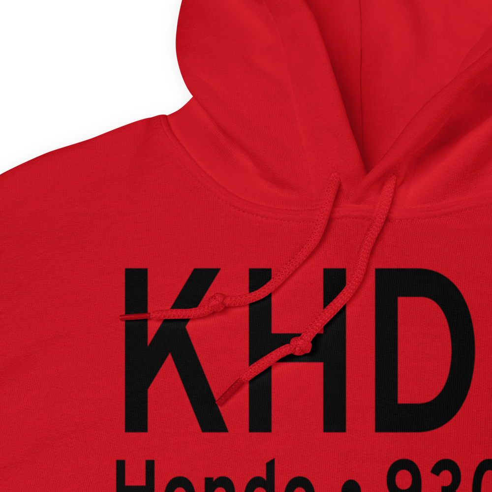 South Texas Regional Airport at Hondo (KHDO) ICAO Hoodie Sweatshirt 