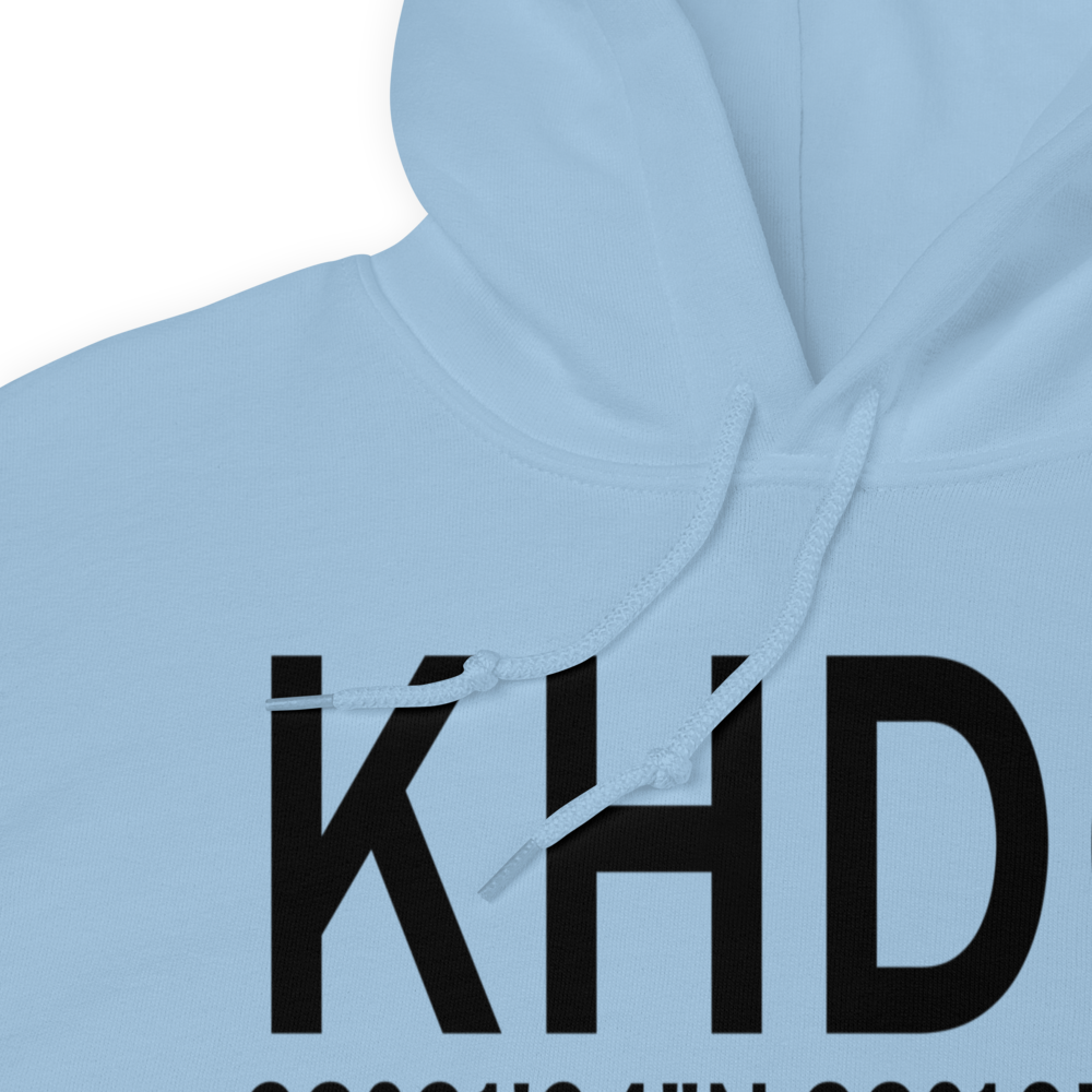 South Texas Regional Airport at Hondo (KHDO) ICAO Hoodie Sweatshirt 