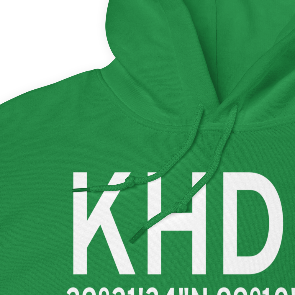 South Texas Regional Airport at Hondo (KHDO) ICAO Hoodie Sweatshirt 